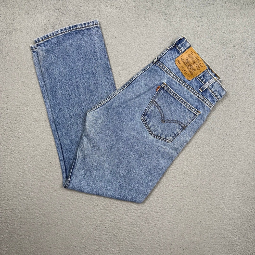 Vintage 90s Levi's 505 Orange Tab Jeans